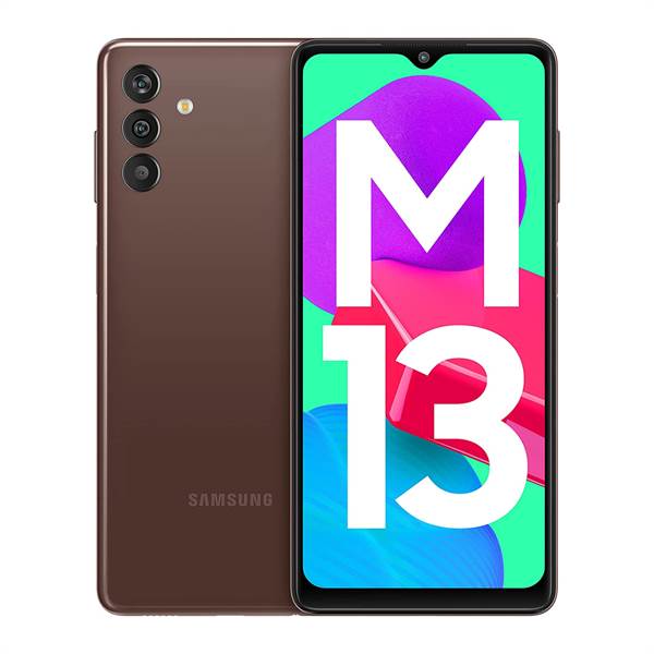 Samsung Galaxy M13 (Stardust Brown, 6GB, 128GB Storage)